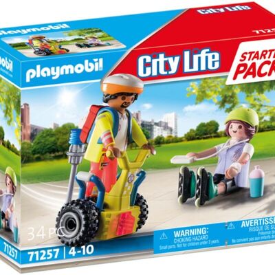 Playmobil 71257 – Starterpaket Ersthelfer und Blinklicht