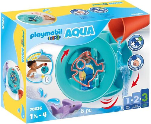 Playmobil 70636 - Roue Aquatique et Requin