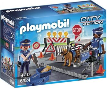 Playmobil 6924 - Barrage de Police 1