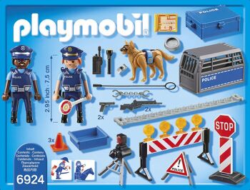 Playmobil 6924 - Barrage de Police 2