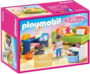 Playmobil 70209 - Chambre Enfant avec Canapé-Lit 1
