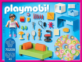 Playmobil 70209 - Chambre Enfant avec Canapé-Lit 2
