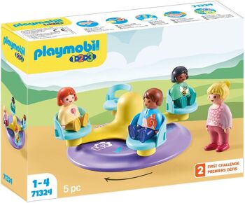 Playmobil 71324 - Enfants et Tourniquet 1.2.3 1