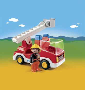 Playmobil 6967 - Camion de Pompier avec Echelle 1.2.3 3