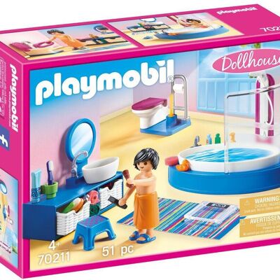 Playmobil 70211 - Baño con Bañera