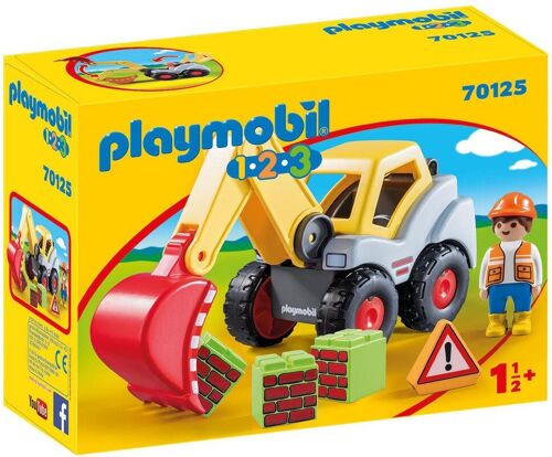 Playmobil 70125 - Pelleteuse 1.2.3