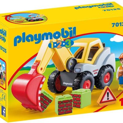 Playmobil 70125 - Excavator 1.2.3