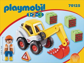 Playmobil 70125 - Pelleteuse 1.2.3 2