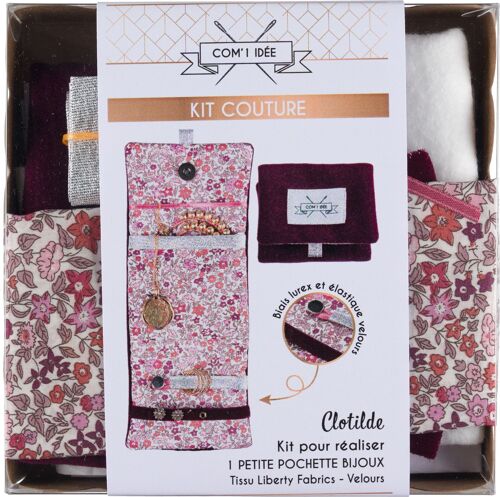 Kit petite pochette bijoux | Clotilde