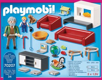 Playmobil 70207 - Salon avec Cheminée 2