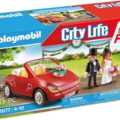 Playmobil 71077 - Coppia sposata con fotografo e veicolo