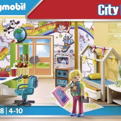 Playmobil 70988 - Cameretta per adolescenti