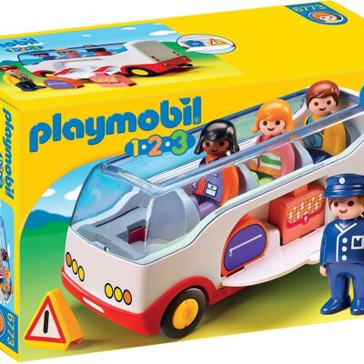 Playmobil 6773 - Autocar de viaje 1.2.3
