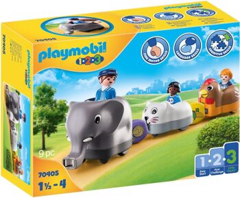 Playmobil 70405 - Train des Animaux 1.2.3 1