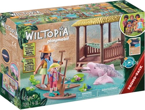 Playmobil 71143 - Paddles et Dauphins roses Wiltopia