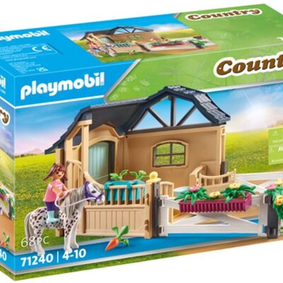 Playmobil 71240 - Extension de Box avec Cheval