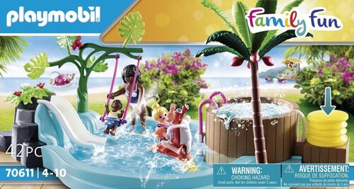 Playmobil 70611 - Pataugeoire et Bain à Bulle