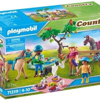 Playmobil 71239 - Jinetes con Caballos