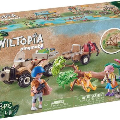 Playmobil 71011 - Quad di salvataggio degli animali Wiltopia