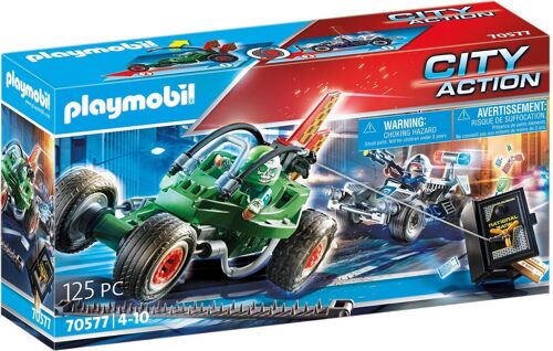 Playmobil 70577 - Karts Policier et Bandits