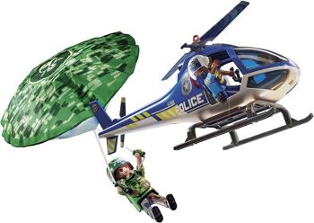 Playmobil 70569 - Hélicoptère de Police et Parachutiste 3