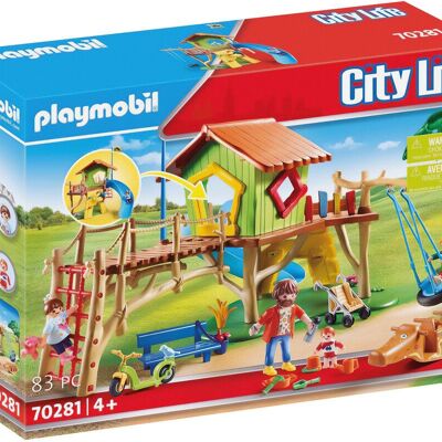 Playmobil 70281 – Spielplatz und Kinder