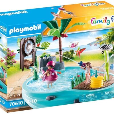 Playmobil 70610 - Piscine avec Jet D'eau