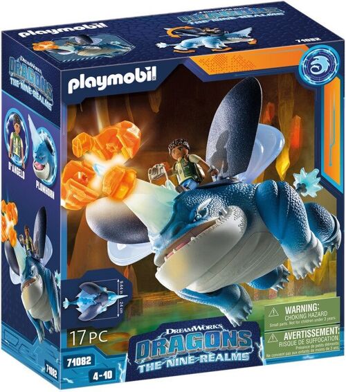 Playmobil 71082 - Plowhorn et D'Angelo Dragons