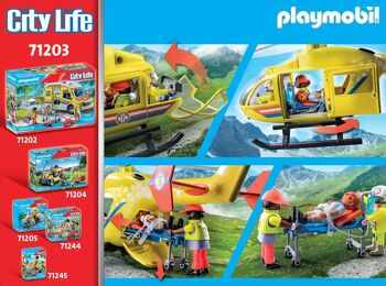 Playmobil 71203 - Hélicoptère de Secours 2