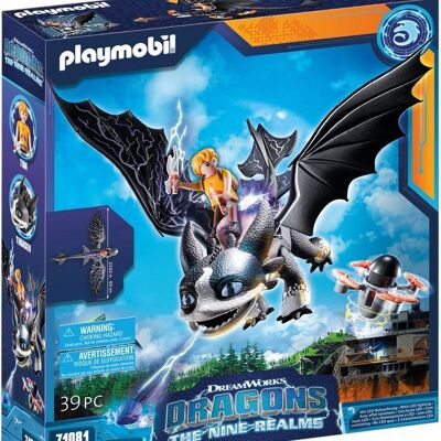 Playmobil 71081 - Thunder Et Tom Dragons