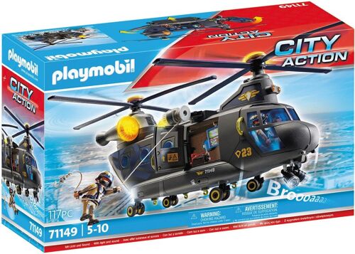 Playmobil 71149 - Hélicoptère des Forces Spéciales