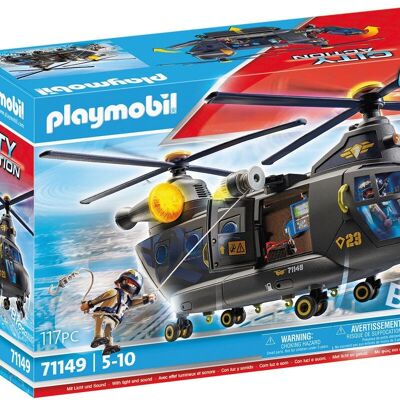 Playmobil 71149 - Hélicoptère des Forces Spéciales