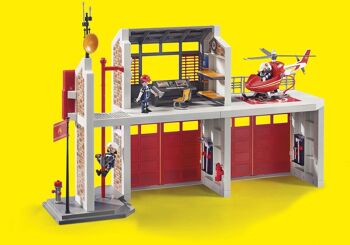 Playmobil 9462 - Caserne De Pompiers et Hélicoptère 2