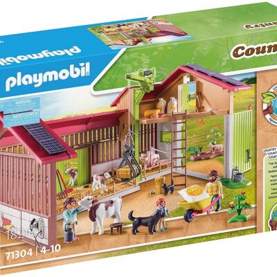 Playmobil 71304 - Ferme avec Panneaux Solaires