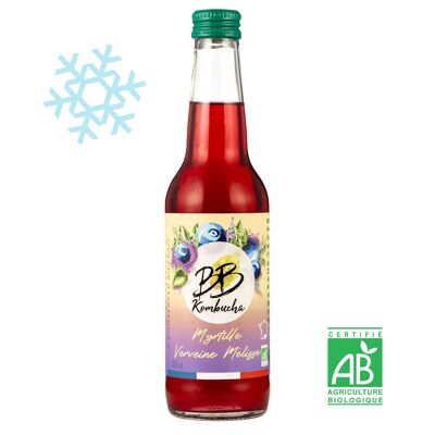 Organic Kombucha Blueberry Verbena Lemon Balm - 33 cL
