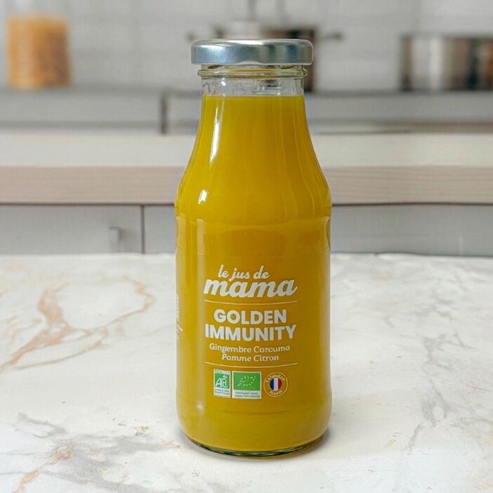 Organic Ginger, Turmeric, Apple, and Lemon Juice - GOLDEN IMMUNITY 25cl