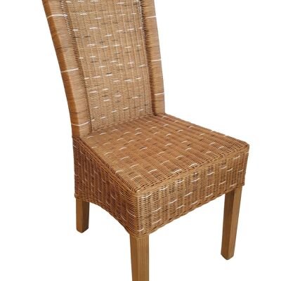 Dining room chair rattan chair dining table chair Perth brown wicker chair