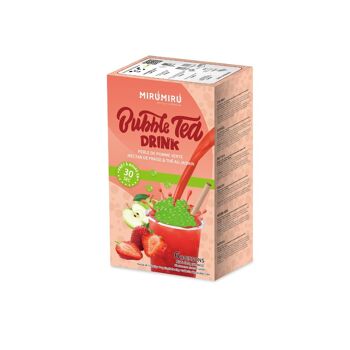 Bubble Tea Kits - Perle de Pomme Verte & Nectar de Fraise & Thé au Jasmin (6 boissons, pailles incluses) 2