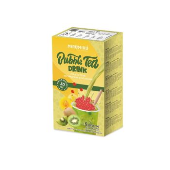 Bubble Tea Kits - Perle de Pêche & Nectar de Kiwi & Thé Oolong (6 boissons, pailles incluses) 4