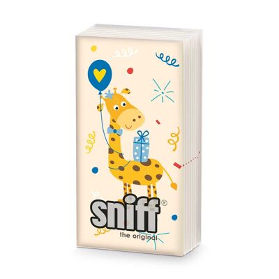 Pañuelo para olfatear cumpleaños de jirafa