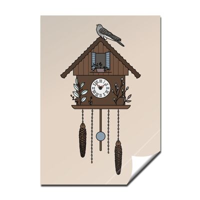 Sticker cuckoo, DIN A7