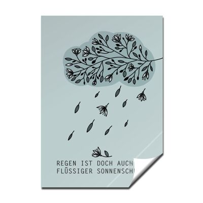 Sticker cloud, DIN A7