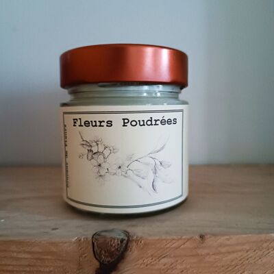 Bougie 180gr Douceur Poudrée cires de soja et colza