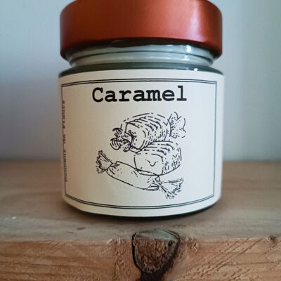 Candle 180gr Caramel soy and rapeseed waxes