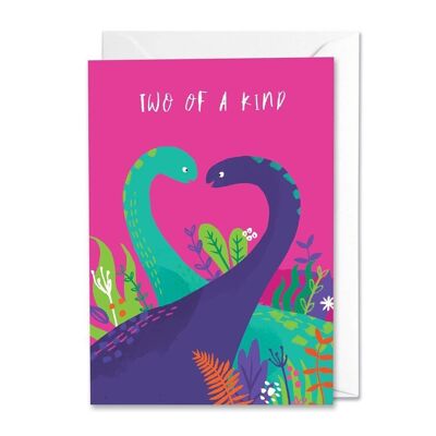 Two of a Kind Dinosaur Card