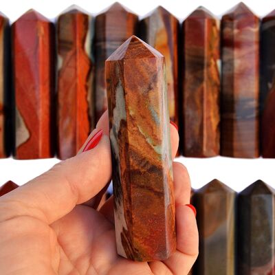 Polychrome Jasper Crystal Point (95mm)