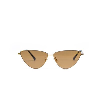 FAVORISER LE BRUN OR. Des lunettes de soleil