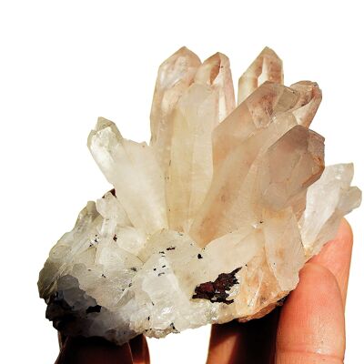 1 kg Menge Kristallquarz-Cluster (5–8 Stück)