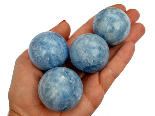 Blue Calcite Sphere (25mm - 40mm)