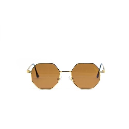 STONE GOLD BROWN. Sunglasses